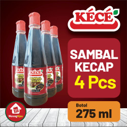 Sambal Kecap KECE Botol 275 ml 4 Pcs + Diskon