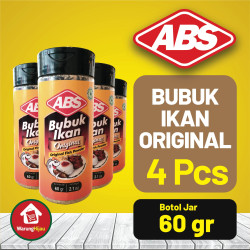 Bubuk Ikan Original ABS botol 60 gr 4 Pcs + Diskon