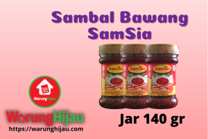 Sambal Bawang Samsia Jar 140 gr