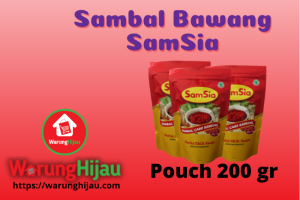 Sambal Bawang Samsia Pouch 200 gr